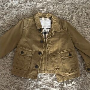 Burberry Children’s Military Jacket Olive
